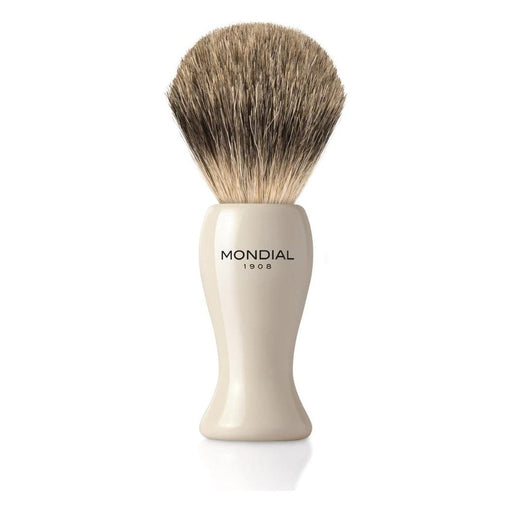 Mondial 'Tower' Ivory Resin Brush with Best Badger: Large TOW-II-L