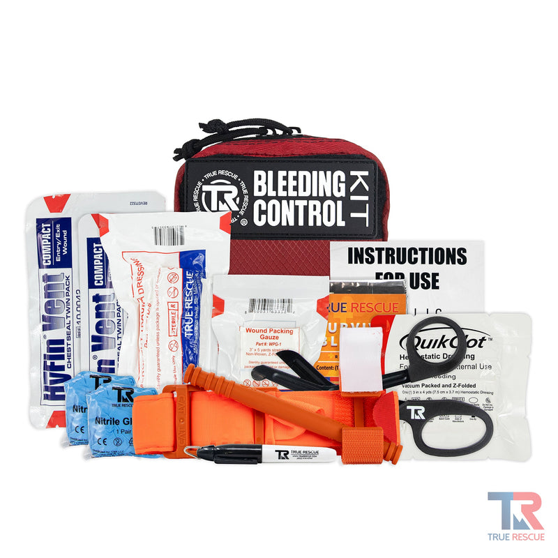True Rescue Bleeding Control Kit by True Rescue Bleeding Control Kit White Smoke Standard Kit / SWAT-T Tourniquet / Black,Standard Kit / SWAT-T Tourniquet / Orange,Standard Kit / SAM XT Tourniquet / Black,Standard Kit / SAM XT Tourniquet / Orange,Standard Kit / C-A-T  Gen 7 Tourniquet / Black,Standard Kit / C-A-T  Gen 7 Tourniquet / O