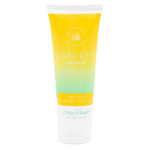 MIXOLOGIE Assured (Natural) | Top Shelf Luxury Lotion (3 Fl. Oz) Women's Lotion