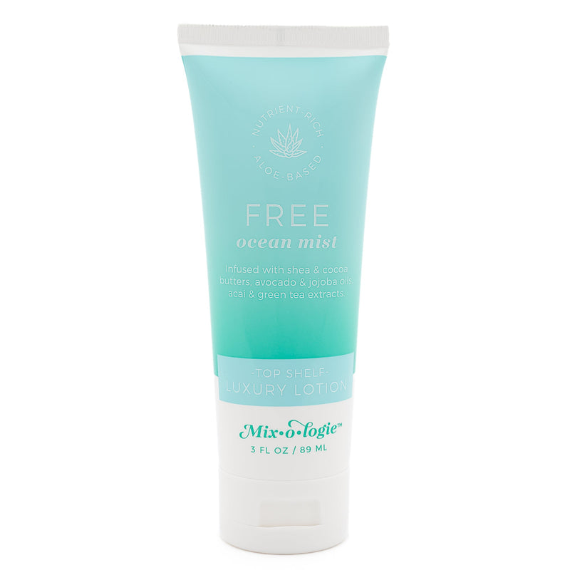 MIXOLOGIE Free (Ocean Mist) | Top Shelf Lotion (3 Fl. Oz) Women's Lotion