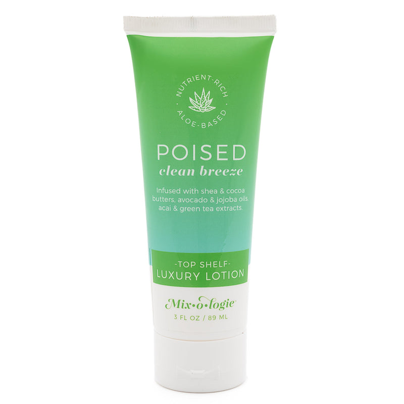 MIXOLOGIE Poised (Clean Breeze) | Top Shelf Luxury Lotion (3 Fl. Oz) Women's Lotion