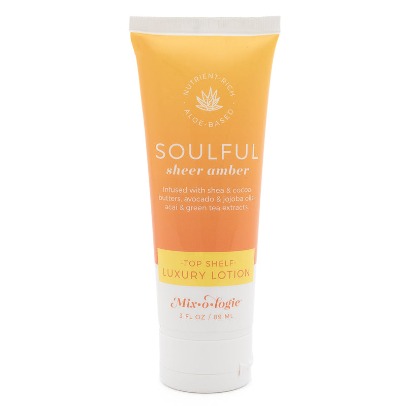 MIXOLOGIE Soulful (sheer amber) | Top Shelf Lotion (3 Fl. Oz) Women's Lotion