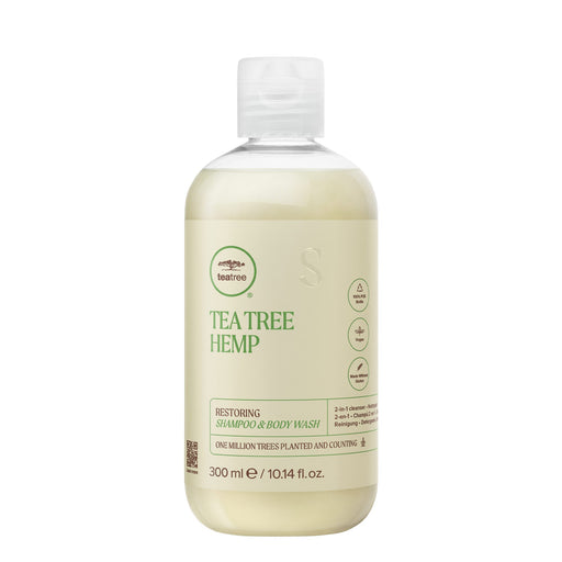 VIP Extensions Paul Mitchell Tea Tree Hemp Restoring Shampoo & Body Wash, 10.14 oz Shampoo Light Gray