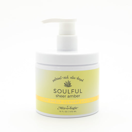 MIXOLOGIE Soulful (sheer amber) Top Shelf Luxury Lotion (16 Fl. Oz. Tub) Women's Lotion