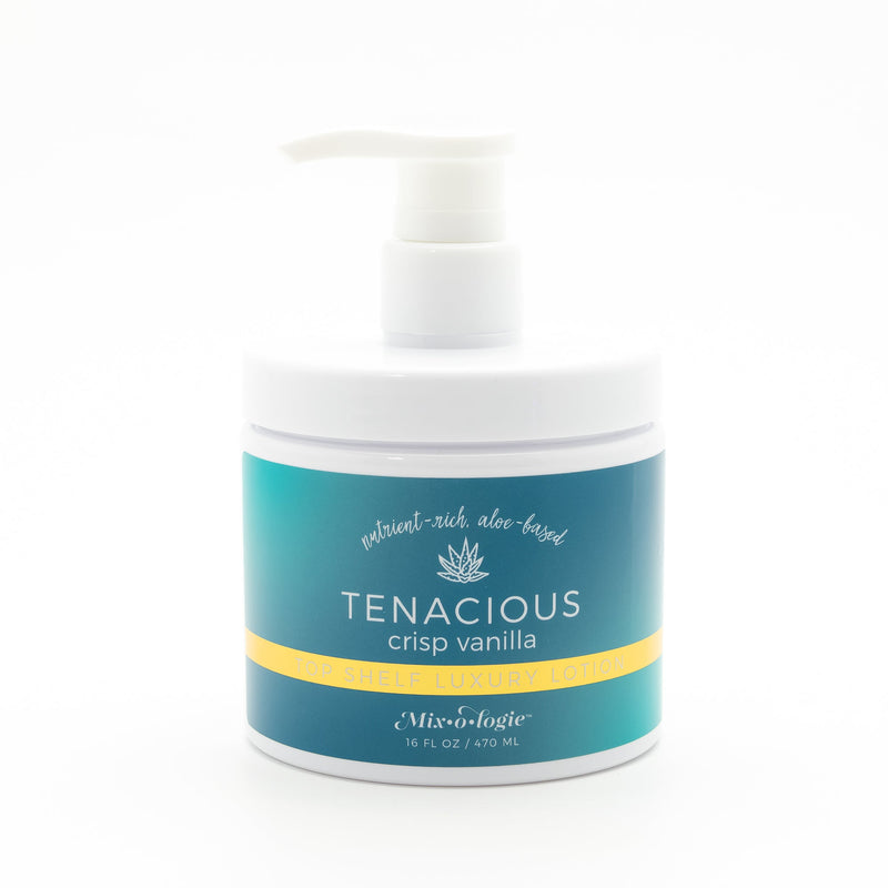 MIXOLOGIE Mixologie Tenacious (Crisp Vanilla) Women's Products White Smoke 16 oz TUB of Top Shelf Luxury Lotion