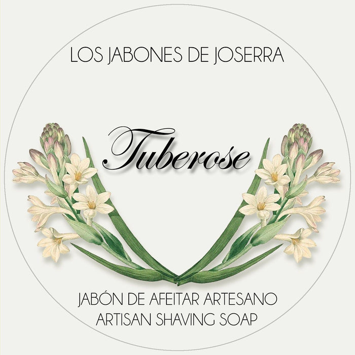Los Jabones de Joserra Tuberose Shaving Soap 125g