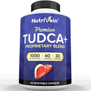 Nutrivein Nutrivein Premium TUDCA+ Liver Support Supplement 1000mg - 30 Day Supply - 60 Capsules