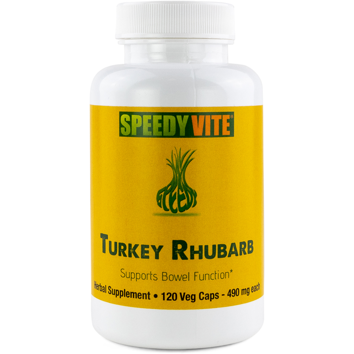 SpeedyVite® Colon Cleaner (Wild Full Strength) Turkey Rhubarb (120 Veg Caps) Supports Bowel Function* Organic & Wildcrafted Made in USA FREE EXPEDITED