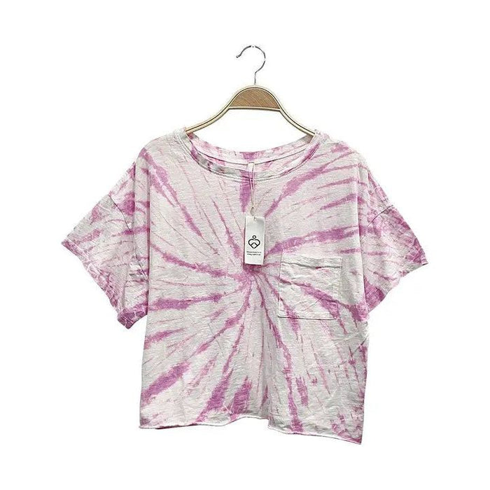 TWIST COTTON TIE DYE T