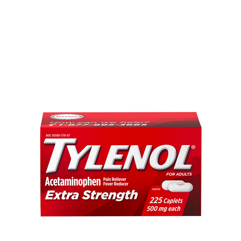 Tylenol TylenolExtra Strength Coated Tablets 500mg Medicine & Drugs