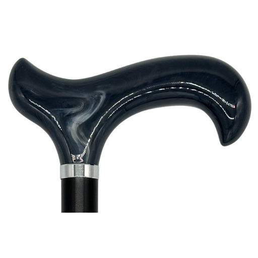 Classy Walking Canes Tall Adjustable Classy Cane in Grey Horn 31" to 38" Walking Cane