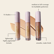 EpiLynx Flawless Matte Concealer – Vegan, Gluten-Free, Full Coverage & Long-Wearing foundation