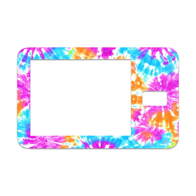 Peelz Neon Tie Dye Sticker for Tandem t:slim Peelz/Stickers