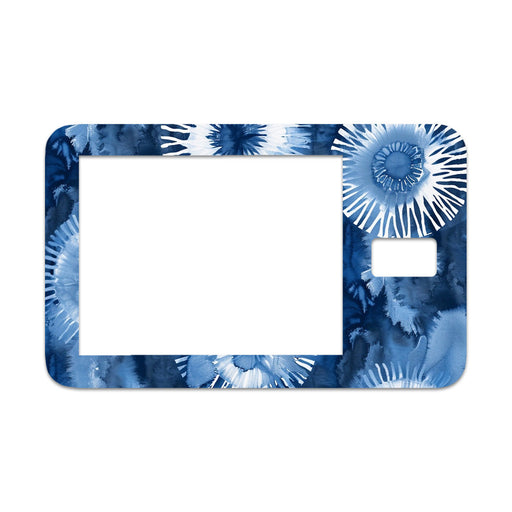 Peelz Monochrome Blue Tie Dye Sticker for Tandem t:slim Peelz/Stickers