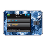 Peelz Monochrome Blue Tie Dye Sticker for Tandem t:slim Peelz/Stickers