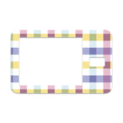 Peelz Spring Plaid Sticker for Tandem t:slim Peelz/Stickers
