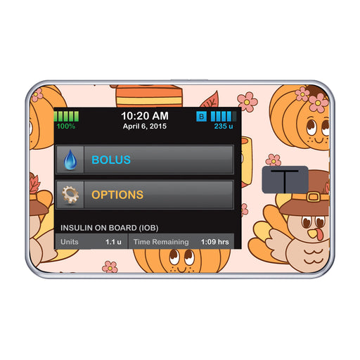 Peelz Cozy Harvest Tandem t:slim X2 - Pump Peelz Peelz/Stickers