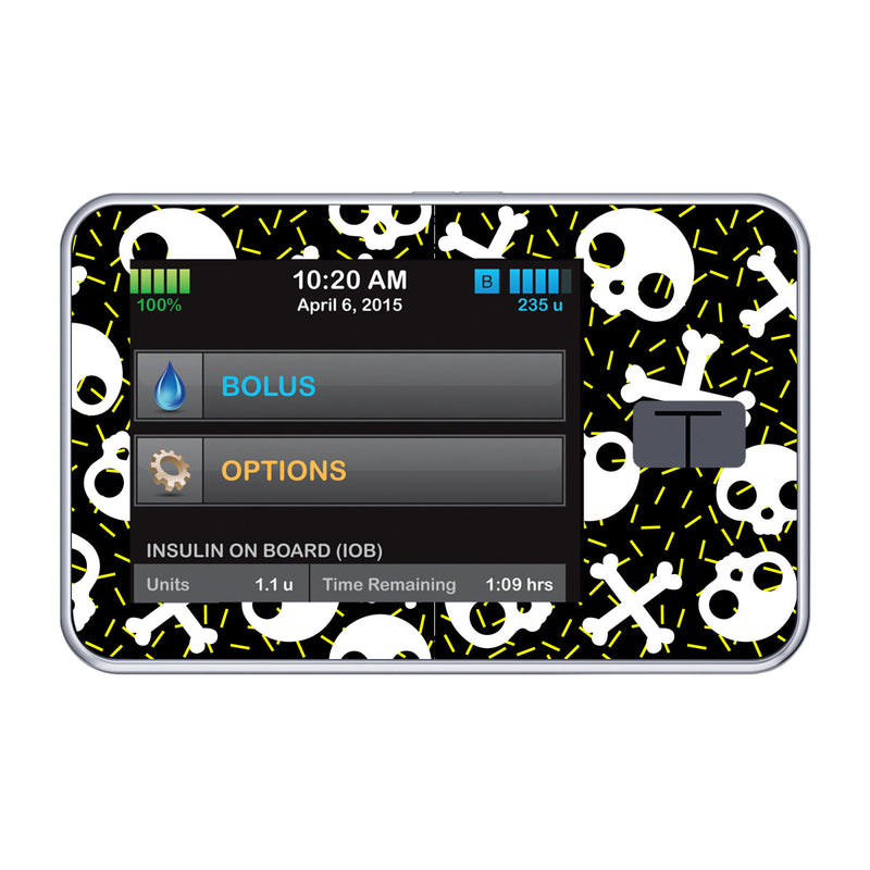 Peelz Bone Pop Tandem t:slim X2 - Pump Peelz Peelz/Stickers