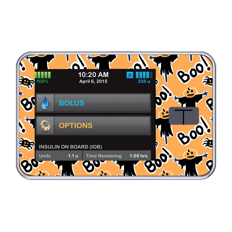 Peelz Pumpkin Boo Tandem t:slim X2 - Pump Peelz Peelz/Stickers