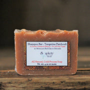 Soaplicity Tangerine Patchouli Shampoo Bar Shampoo Bar