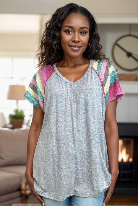 Taste The Rainbow Raglan Top