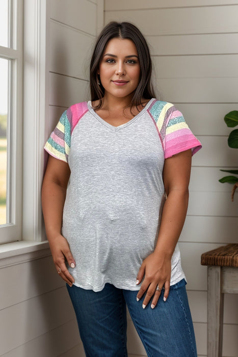 Taste The Rainbow Raglan Top