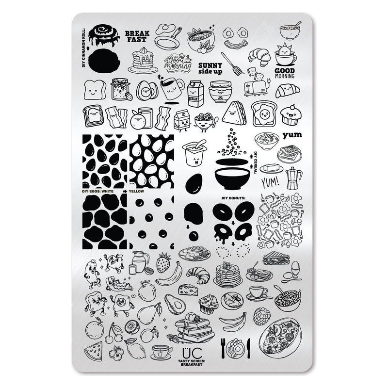 UberChic Beauty Tasty Series: Breakfast Stamping Plate