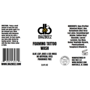 Diaz Beez Foaming Tattoo Wash Tattoo Wash