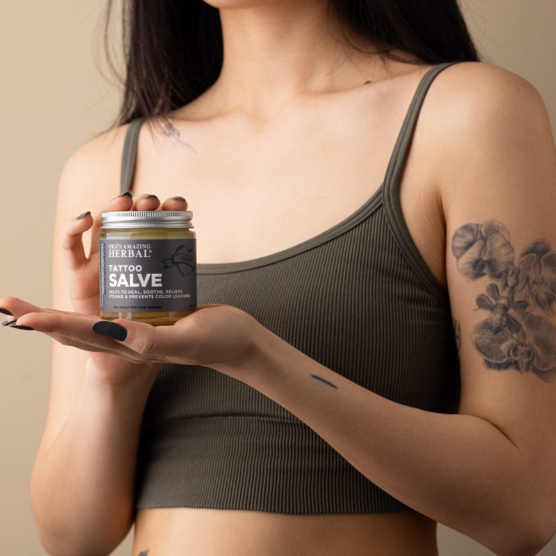 Ora's Amazing Herbal Tattoo Salve, Natural Tattoo Aftercare Health & Beauty