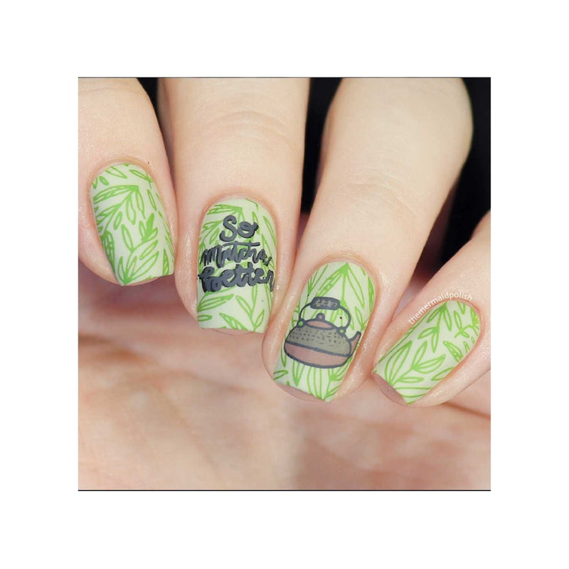 UberChic Beauty Tea Time Stamping Plate