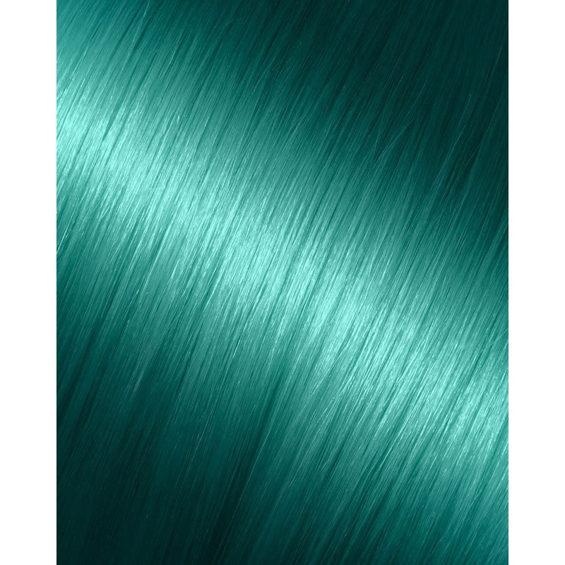 VIP Extensions Babe I-Tip 18" 100% Human Hair Straight Extensions 20 pcs - Choose Color Hair Extensions Black teal-peggy