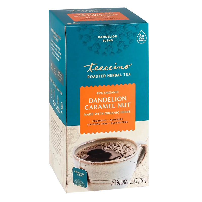 Teeccino Dandelion Caramel Nut Roasted Herbal Tea Herbal Tea