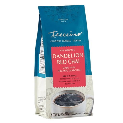 Teeccino Dandelion Red Chai Herbal Coffee Herbal Coffee