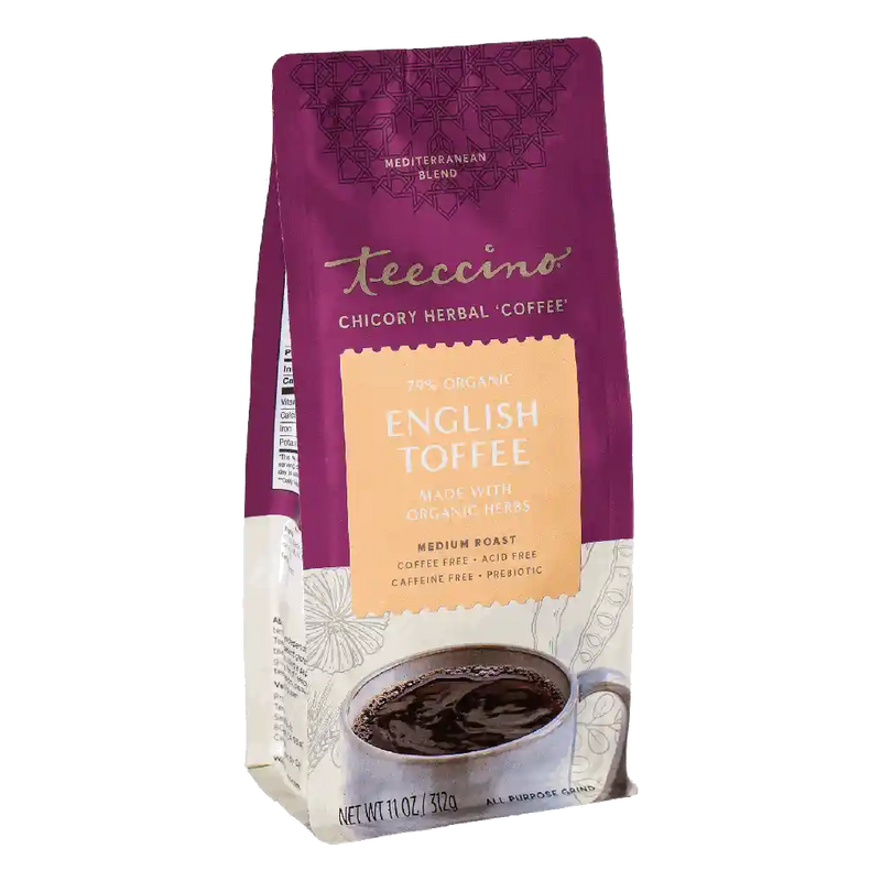 Teeccino English Toffee Herbal Coffee Herbal Coffee