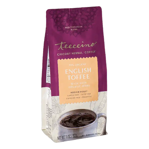 Teeccino English Toffee Herbal Coffee Herbal Coffee