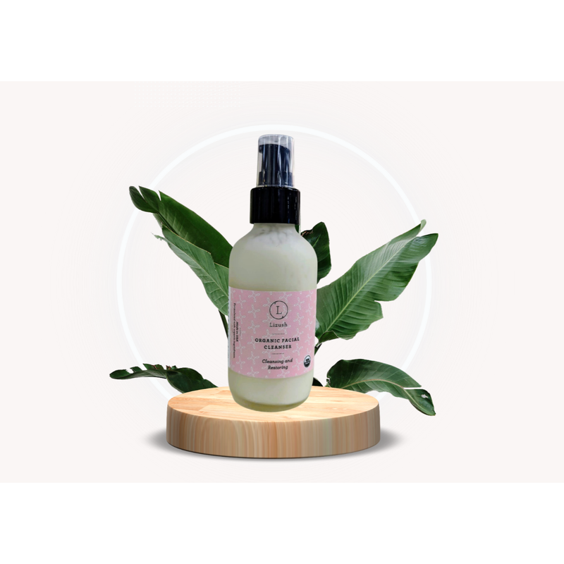 Lizush ORGANIC FACIAL CLEANSER Cleansing and Restoring