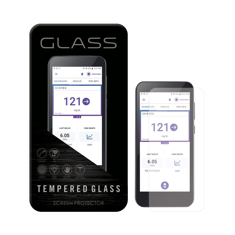 Peelz Tempered Glass Screen Protector for Omnipod® 5 Controller – Pump Peelz Peelz/Stickers