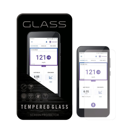 Peelz Tempered Glass Screen Protector for Omnipod® 5 Controller – Pump Peelz Peelz/Stickers