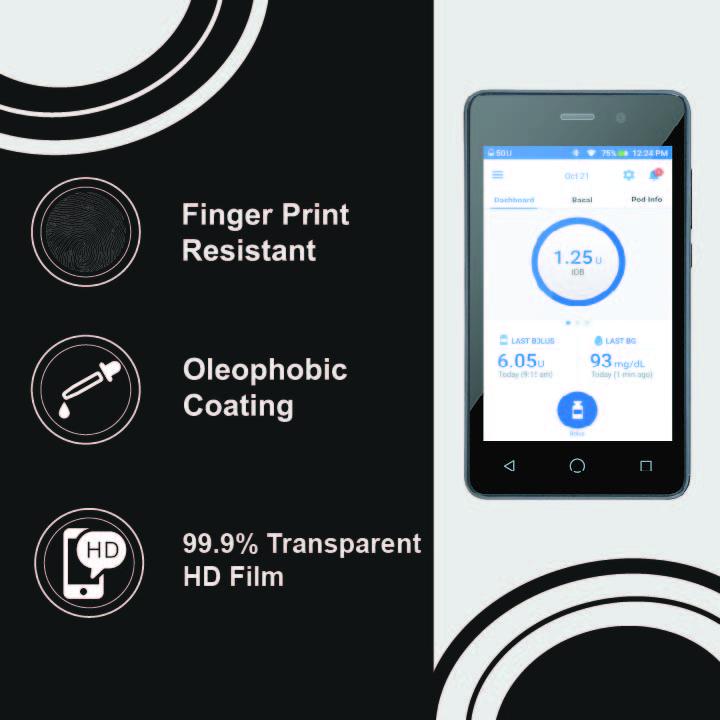 Peelz Tempered Glass Screen Protector for Omnipod® DASH PDM – Pump Peelz Peelz/Stickers