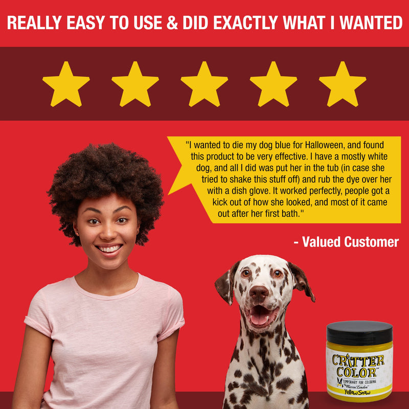 Warren London Critter Color - Temporary Pet Fur Coloring/Dog Dye Spa Product