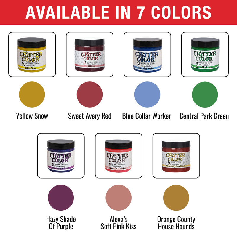 Warren London Critter Color - Temporary Pet Fur Coloring/Dog Dye Spa Product