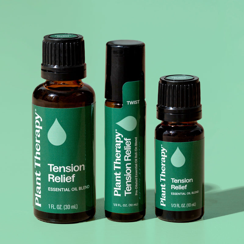 Plant Therapy Tension Relief Essential Oil Blend Pre-Diluted Roll-On Essential Oil