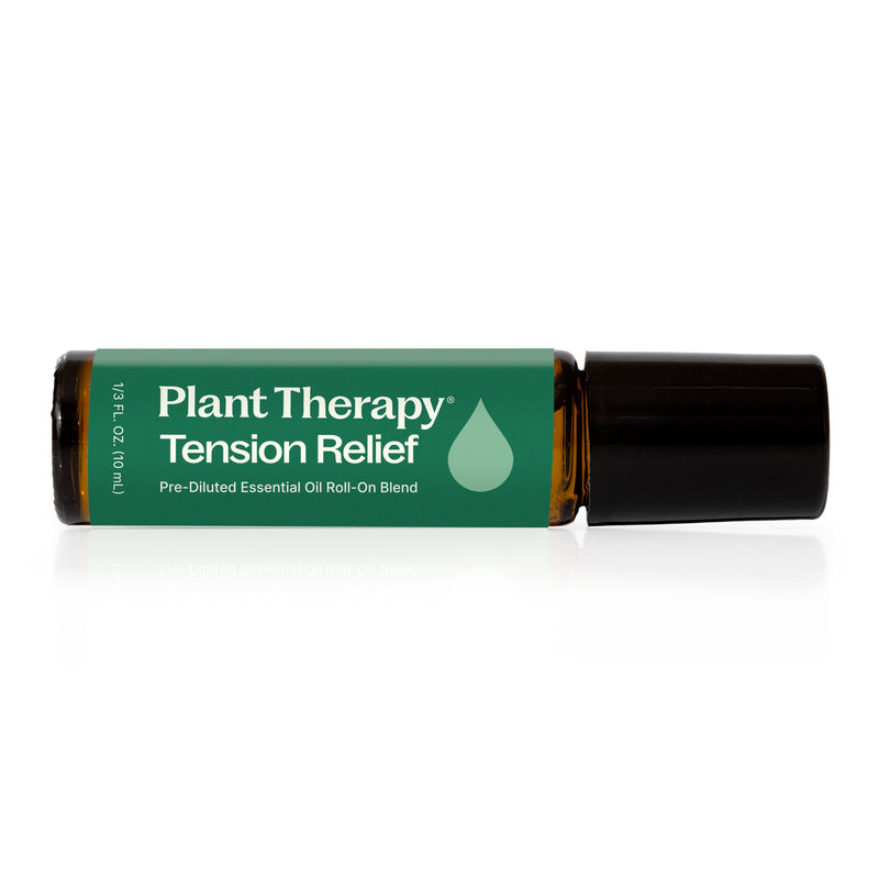 Plant Therapy Tension Relief Essential Oil Blend Pre-Diluted Roll-On Essential Oil
