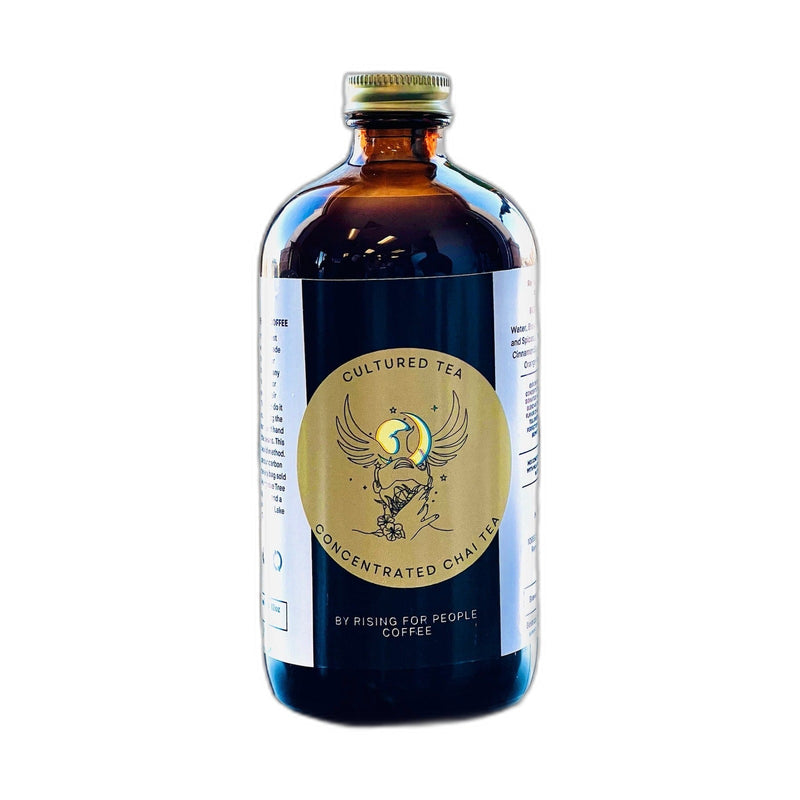 Rising For People Coffee Co. Thai Chai Tea Concentrate Coffee White Smoke