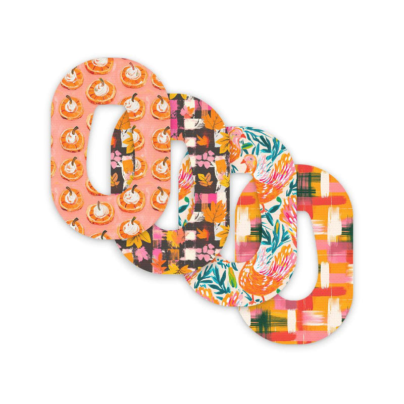 Peelz Thankful Variety Patch Tape Designed for the Dexcom G6 Patch Medical Tape