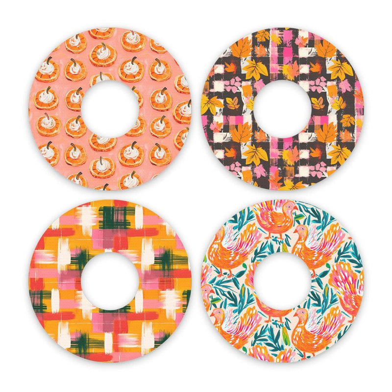 Peelz Thankful Variety FreeStyle Libre 3 Plus & Lingo  Patch Tape - Pump Peelz Patch Medical Tape