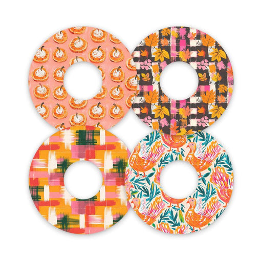 Peelz Thankful Variety FreeStyle Libre 3 Plus & Lingo  Patch Tape - Pump Peelz Patch Medical Tape