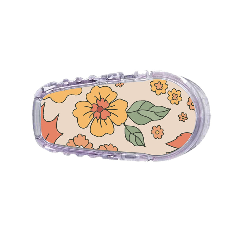 Peelz Thanksgiving Floral Dexcom G6 Transmitter Sticker Peelz/Stickers
