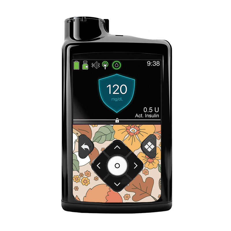Peelz Thanksgiving Floral For Medtronic MiniMed 770G & 780G Peelz/Stickers