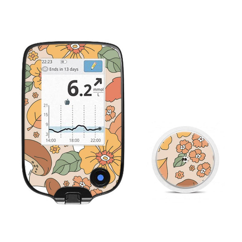 Peelz Thanksgiving Floral Freestyle Libre 2 Peelz/Stickers